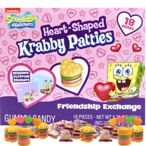 Frankford Krabby Patties Heart Shaped Friendship Exchange Gummy Candy - 5.71 Oz - Bellso